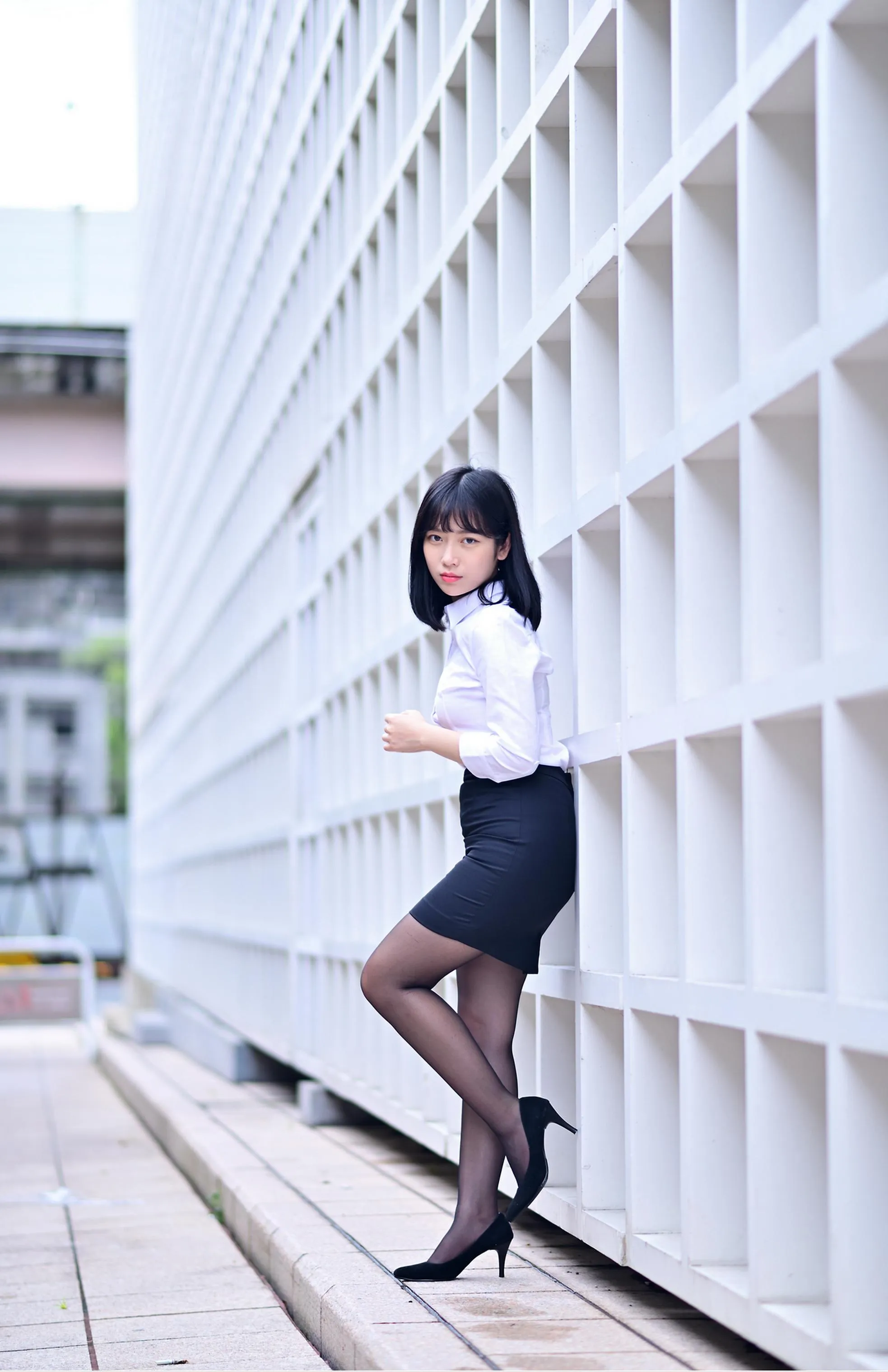 [Mzsock] NO.147 Tartar Sauce OL Black Silk Beautiful Legs street photography#[53P]-5