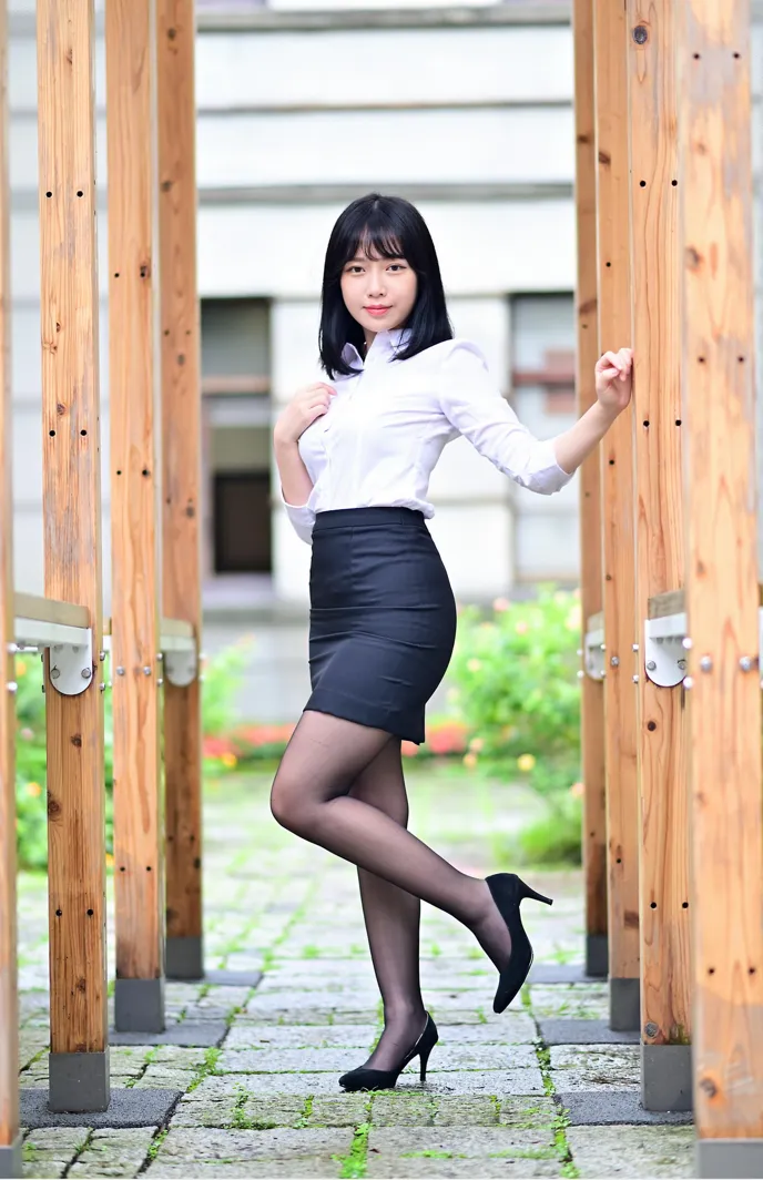 [Mzsock] NO.147 Tartar Sauce OL Black Silk Beautiful Legs street photography#[53P]-4