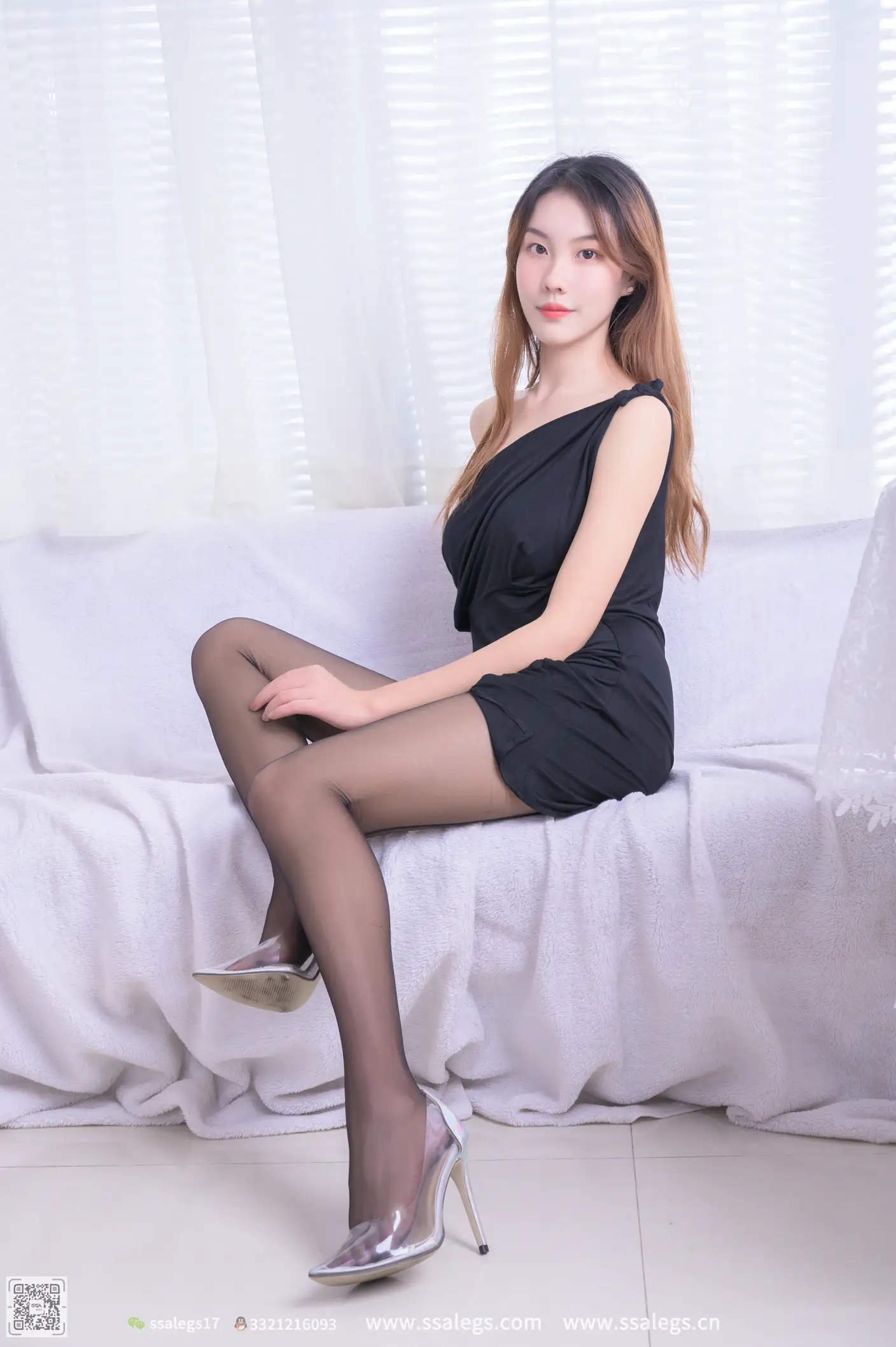 [Mzsock] NO.512 Susu Black Stockings Photo (Part 1) silk club#[126P]-17